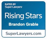 Super Lawyers Rising Star Brandon Grable